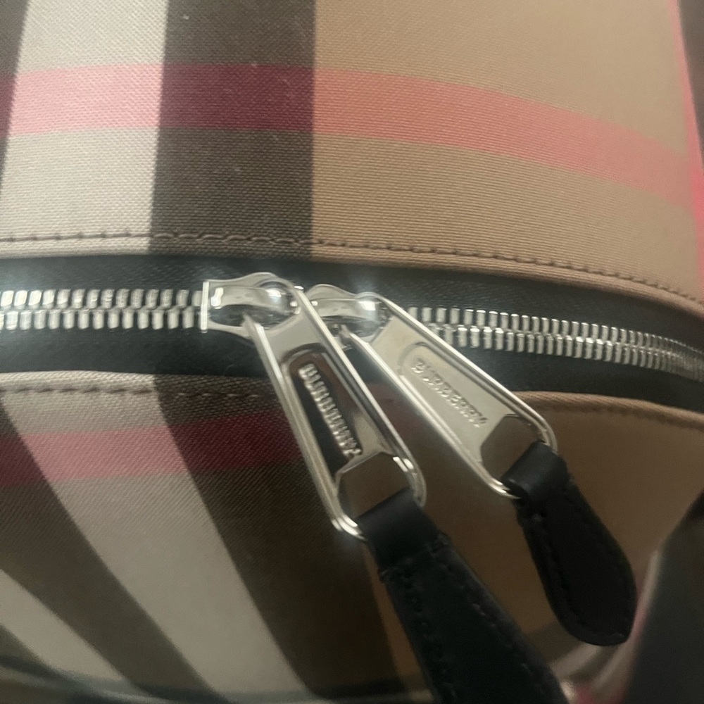 Burberry  Check Pattern backpack - Picture 8 of 15